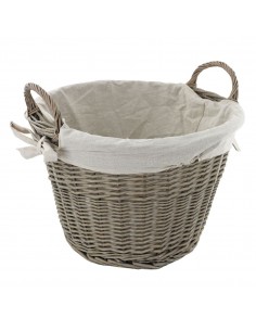 NATURAL WILLOW ROUND BASKET...