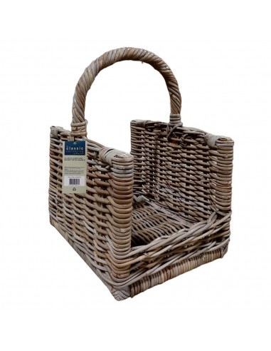 CLASSIC KUBU LOG BASKET WITH HANDLE