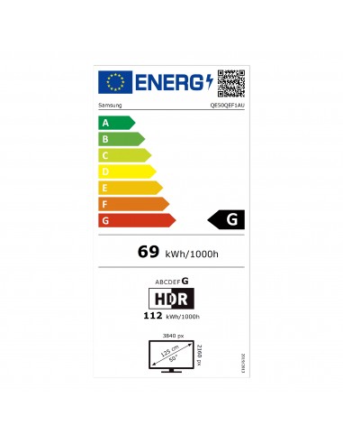 SAMSUNG QEF1 50" 4K HDR QLED SMART TV...