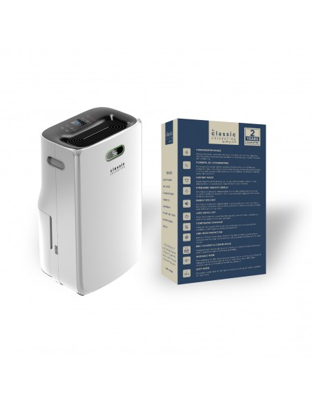 20 LITRE DEHUMIDIFIER WITH DIGITAL HUMIDITY DISPLAY 220V-240V