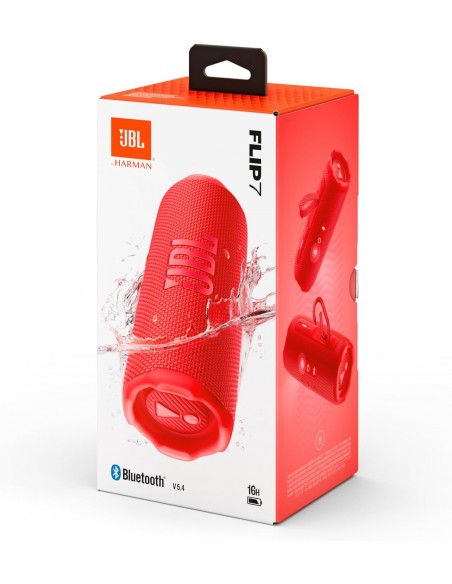 JBL FLIP 7 PORTABLE BLUETOOTH SPEAKER - RED