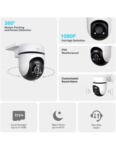 TAPO OUTDOOR PAN/TILT SECURITY WI-FI...