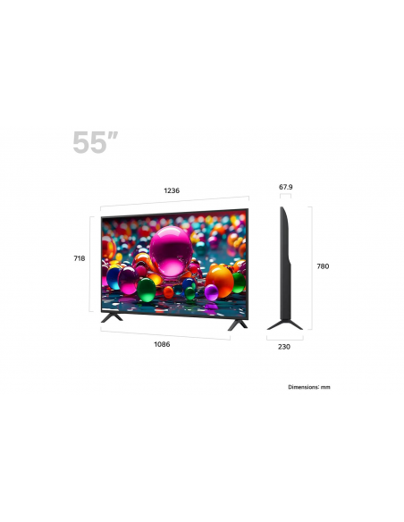LG 55" UA73006 UHD 4K SMART TV