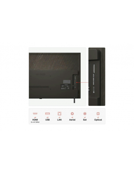 LG 55" OLED AI B5 4K SMART TV 2025