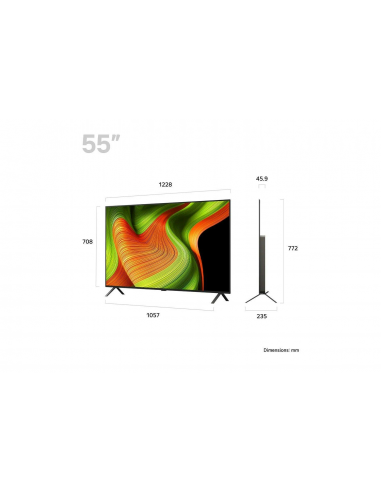 LG 55" OLED AI B5 4K SMART TV 2025