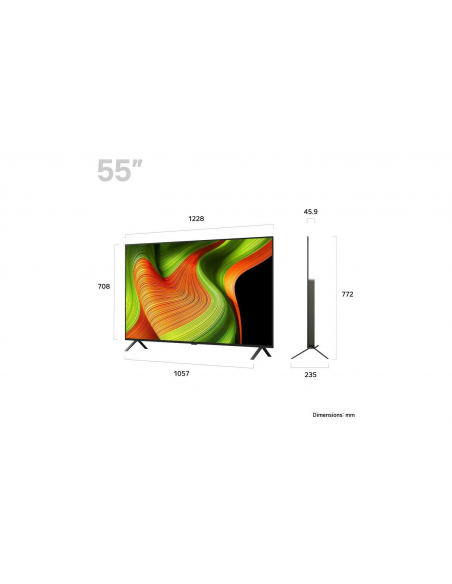 LG 55" OLED AI B5 4K SMART TV 2025