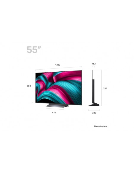 LG 55"  LG OLED EVO AI C5 4K SMART TV 2025