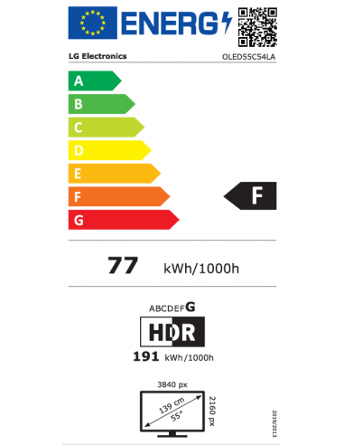 LG 55"  LG OLED EVO AI C5 4K SMART TV...