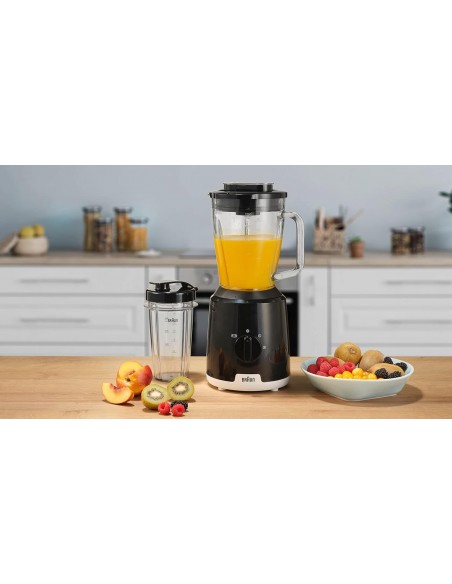 BRAUN 600WT GLASS BLENDER WITH SMOOTHIE CUP