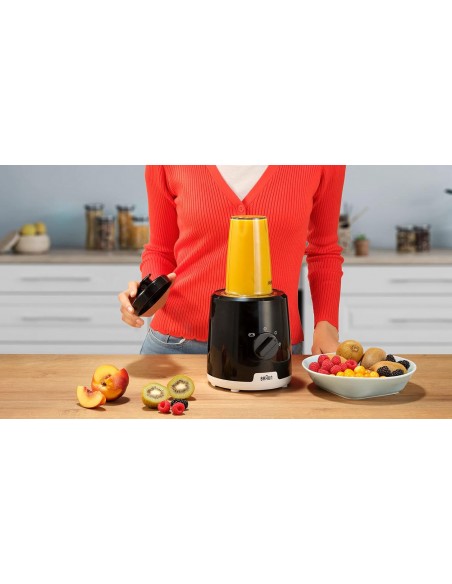BRAUN 600WT GLASS BLENDER WITH SMOOTHIE CUP