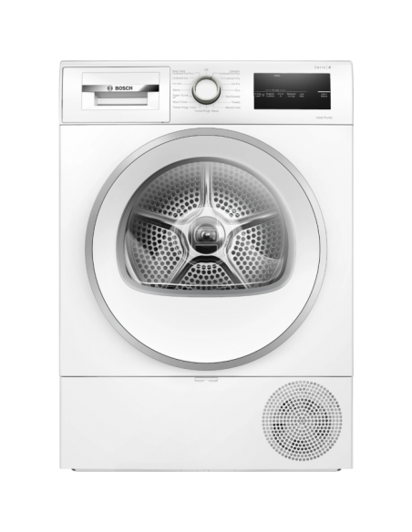BOSCH S4  8KG HEAT PUMP TUMBLE DRYER - WHITE
