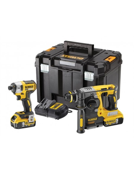 DEWWALT DCK2532P2 18V XR SDS+ DRILL & IMPACT DRIVER TWIN PACK