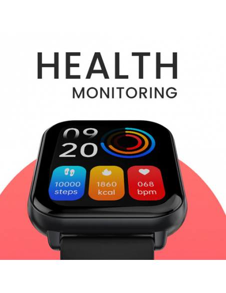 HIFUTURE ZONE2 SMART WATCH 1.96" - BLACK