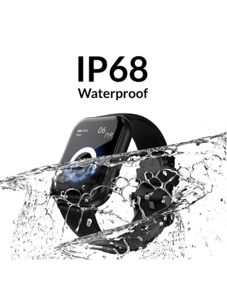 HIFUTURE ZONE2 SMART WATCH 1.96" - BLACK