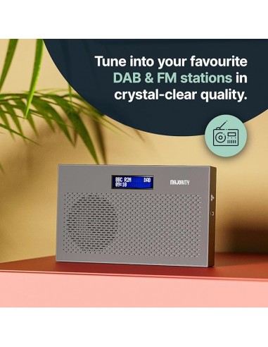 MAJORITY HISTON FM KITCHEN RADIO - BLACK