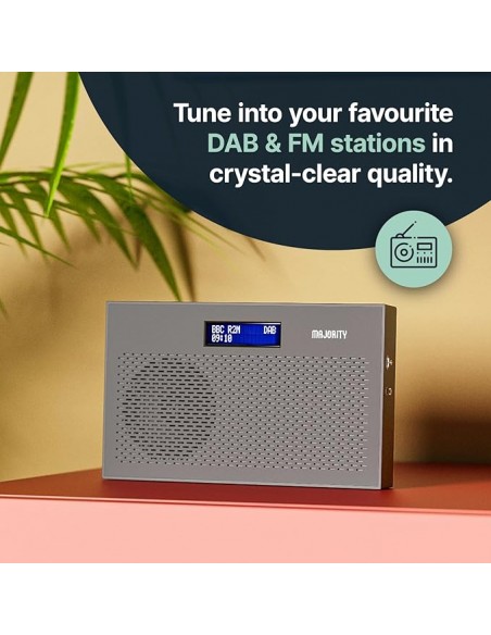 MAJORITY HISTON FM KITCHEN RADIO - BLACK