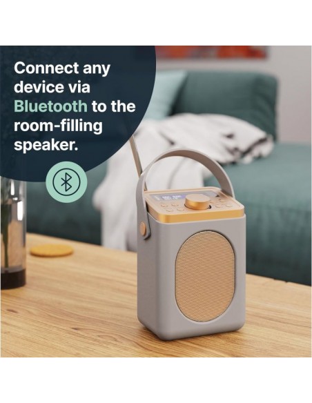 MAJORITY GREY LITTLE SHELFORD FM RADIO AND BLUETOOTH