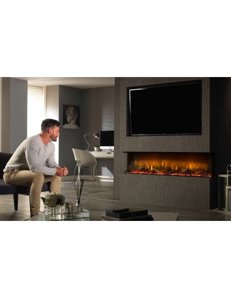 DIMPLEX VIVENTE BUILTIN OPTIFLAME 3D ELECTRIC FIRE
