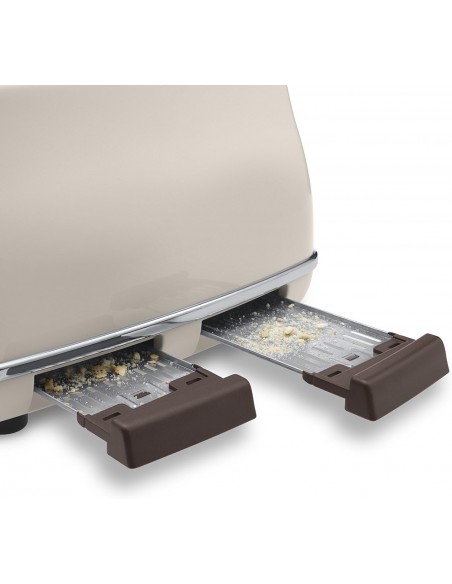 DELONGHI ICONA VINTAGE TOASTER CREAM