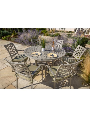 BUXTON 6 SEAT ROUND SET