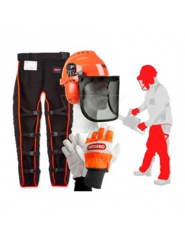 OREGON CHAINSAW SAFETY KIT GLOVES...