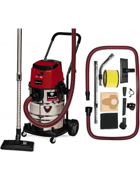 EINHELL TE-VC 36/30 30LSS PROFESSIONAL 30 LITRE STAINLESS STEEL WET AND DRY VACUUM
