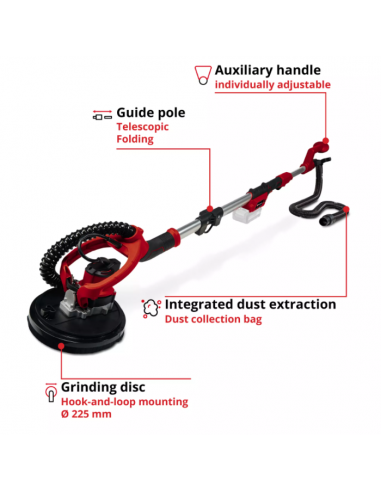 EINHELL TE-DW 18/225 225MM...