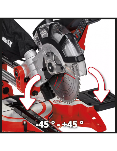 EINHELL TC-SM 2131/1 DUAL 1800W 210MM SLIDING MITRE SAW
