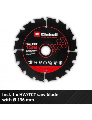 EINHELL TP-CS 18/136-C 136MM COMPACT...