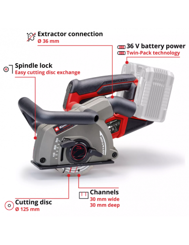 EINHELL TP-MA 36/30 WALL CHASER BODY...