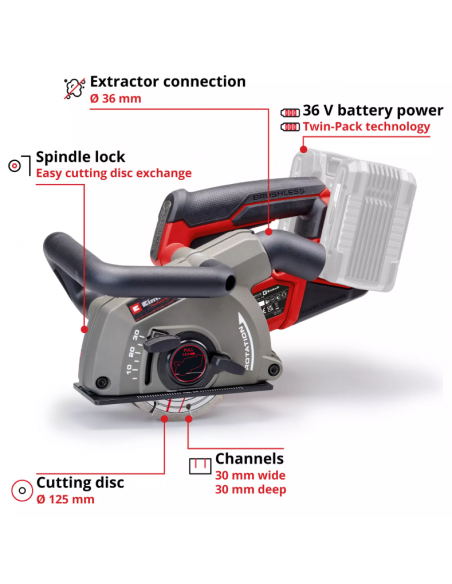 EINHELL TP-MA 36/30 WALL CHASER BODY ONLY