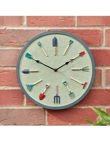 SMART GARDEN TOOLS 12" WALL CLOCK - SAGE