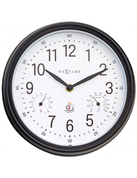 "NEXTIME "JASMINE" INDOOR/OUTDOOR WALL CLOCK 23.5CM