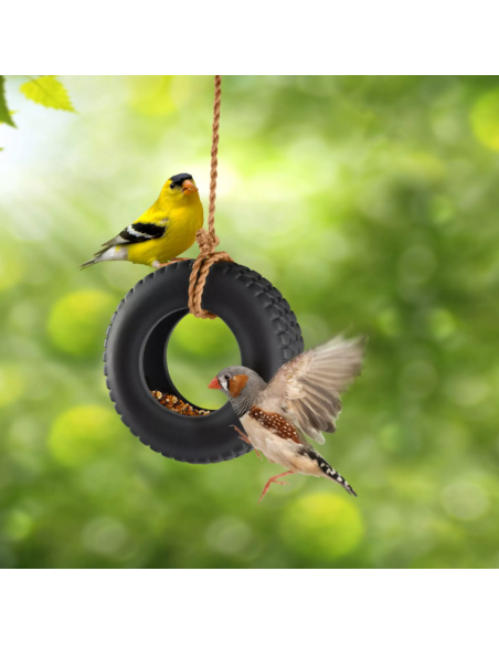 FRED SWING TIME - NOVELTY TIRE SWING BIRD FEEDER
