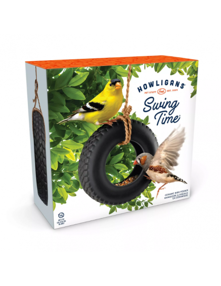 FRED SWING TIME - NOVELTY TIRE SWING BIRD FEEDER
