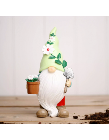 COUNTRY LIVING FLOWER GONK WITH POT...