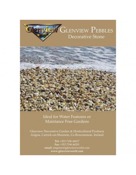 GLENVIEW PEBBLES DECORATIVE STONE 25KG BAG
