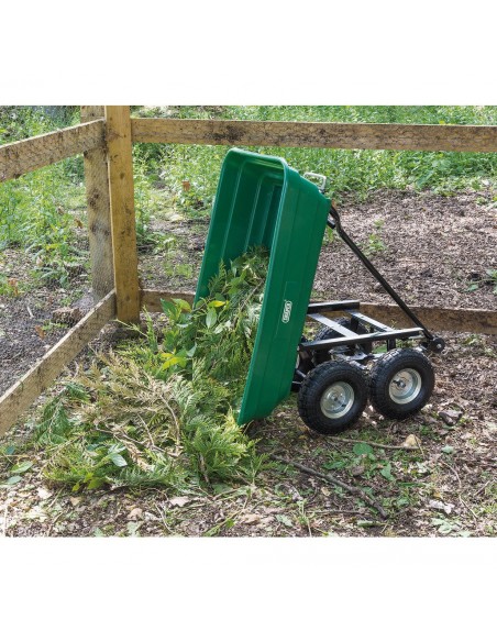 DRAPER MOBILE TIPPING CART 75L 250KG