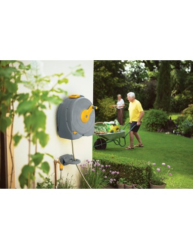 HOZELOCK 40M 1/2" WALL MOUNTED FAST REEL