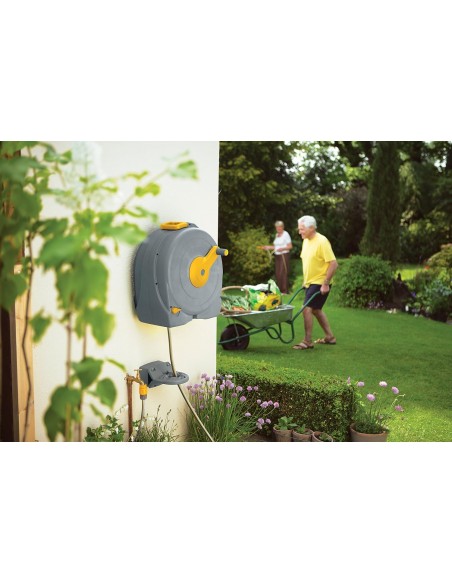 HOZELOCK 40M 1/2" WALL MOUNTED FAST REEL