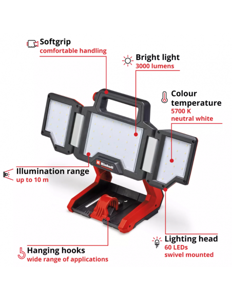 EINHELL TP-CL 18/3000 PRO SITE LIGHT BODY ONLY