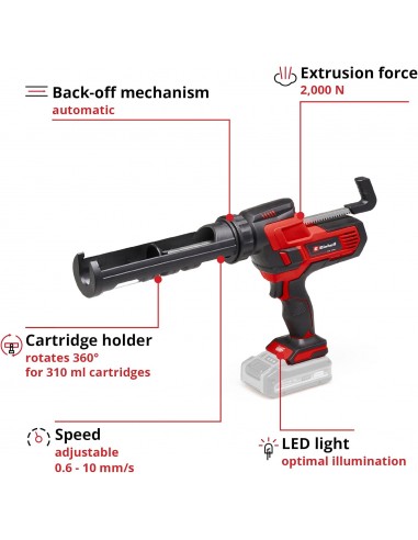 EINHELL TE-SG 18/10 18V CAULKING GUN...