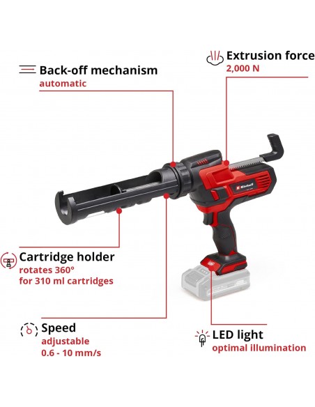 EINHELL TE-SG 18/10 18V CAULKING GUN BODY ONLY