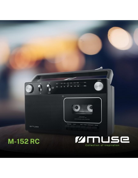 MUSE FM RADIO CASSETTE PLAYER MAINS OR BATTERY