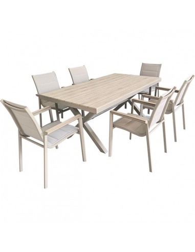 LIONI ALUMINIUM & POLYWOOD RECTANGLE...