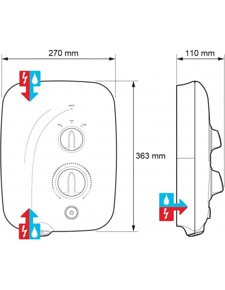 MIRA ELITE SE DUAL ELECTRIC SHOWER