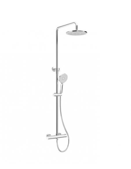 SONA  ALITA RAIN ROUND THERMOSTATIC SHOWER KIT CHROME