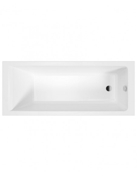 SONA CUBO SINGLE ENDED BATH 1700 X 800MM, WHITE