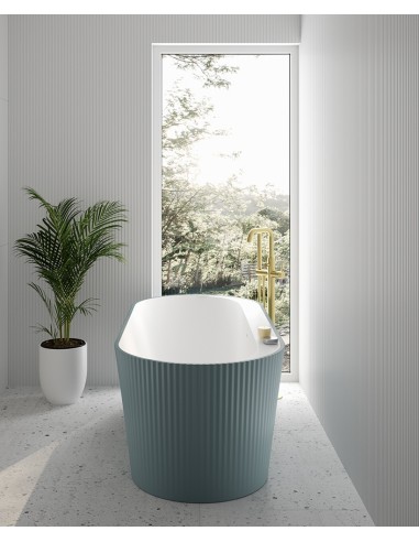 SONA REED FLUTED FREESTANDING BATH...