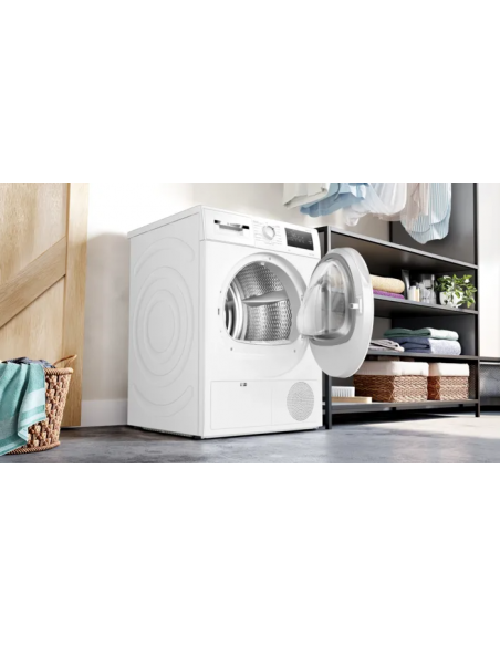 BOSCH 8KG HEAT PUMP TUMBLE DRYER WHITE